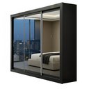 Ver imagem 2 de Guarda-Roupa Casal 3 Portas com Espelho e 4 Gavetas 185,5cm Viena Yescasa