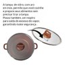Caçarola Baixa 28cm Antiaderent Cobre Graniflon Moda do Chef - 10