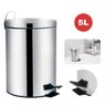 Kit 3 Lixeiras Cesto Lixo Inox Banheiro Cozinha 3 e 5 Litros - 5