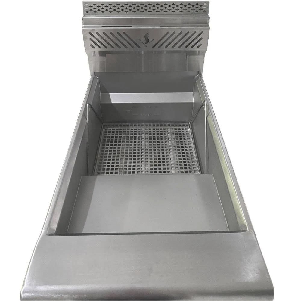 Fritadeira Gas Inox Gabinete Zona Fria Rfb40 16 Litros - Venancio - 11