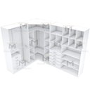 Ver imagem 4 de KIT CLOSET 2,00A COM GAVETEIRO E CABIDEIRO M277.B MUNDI MOVEIS