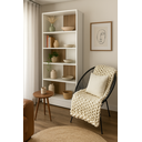 Ver imagem 6 de Manta Peseira de Tricot Solteiro/sofá 0,60x1,50m, Cor Musgo - Magma Cotton