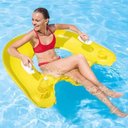 Ver imagem 1 de Boia para Piscina Poltrona com Encosto, Braços e Alças de Apoio e Porta Copos Caribe Intex 58859 - a