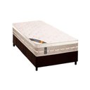 Ver imagem 1 de Cama Box Solteiro: Colchão Molas Castor Tecnopedic Premium + Base Crc Suede Brown(88x188)