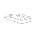 Ver imagem 7 de Colchão  Casal  Strong One 24X 198X 158 cm