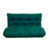 Futon 02 Lugares Slim 128x188x10cm - Cor Verde FUTON BRASIL - 1