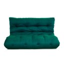 Ver imagem 1 de Futon 02 Lugares Slim 128x188x10cm - Cor Verde FUTON BRASIL