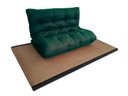 Ver imagem 3 de Futon 02 Lugares Slim 128x188x10cm - Cor Verde FUTON BRASIL