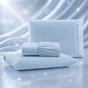 Ver imagem 1 de Jogo de Cama Quality Padrão 3 Peças Micropercal 600 Fios Azul Claro Casa Show Enxovais