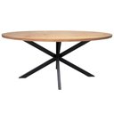 Ver imagem 2 de Mesa Estilo Industrial - Modelo Oval - 140x90cm