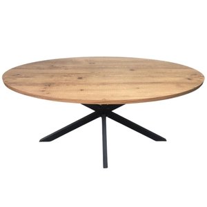 Mesa Estilo Industrial - Modelo Oval - 140x90cm