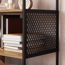 Ver imagem 6 de Estante Estilo Industrial 94 Cm com Tela P1024 Preto Mell Pp