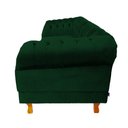 Ver imagem 2 de Sofá Chesterfield Duque 3 lugares 1,80 - Suede Verde Musgo / sala de estar, recepção, barbearia