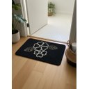 Ver imagem 3 de Tapete Porta ou Banheiro Floral 70x50cm Artesanal