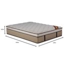 Ver imagem 5 de Colchão King Size Molas Ensacadas Espuma D33/d40 Suporte Firme e Macio Alto 34cm Certificado Inmetro