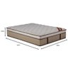 Colchão King Size Molas Ensacadas Espuma D33/d40 Suporte Firme e Macio Alto 34cm Certificado Inmetro - 5