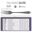 Ver imagem 6 de Kit C/ 12 Colheres de Mesa Elite Glamour Black