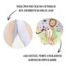Almofada Amamentação Estampada Bebê Menino com Enchimento e Zíper - Amiguinhos da Floresta - 7