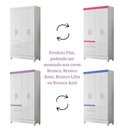 Ver imagem 4 de Guarda Roupa Solteiro Madri 4 Portas Branco Flex Moval