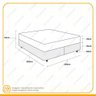 Cama Box Baú King + Colchão de Molas Ensacadas Gazin Airluc 193cm - 5
