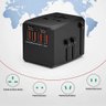 Adaptador Universal de Viagem 36w 4 Usb e 2 Usb-c Portátil - 9