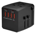 Ver imagem 5 de Adaptador Universal de Viagem 36w 4 Usb e 2 Usb-c Portátil