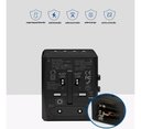 Ver mais imagens de Adaptador Universal de Viagem 36w 4 Usb e 2 Usb-c Portátil
