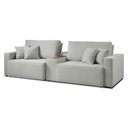 Ver imagem 6 de Sofá 3 Lugares Reclinável 192cm Modulado Console Usb Benedict Boucle K01 - D'rossi