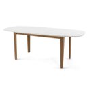 Ver imagem 7 de Mesa Extensível Oval 2,0m Aberta Tiê CabeCasa MadeiraOriginals Marrom
