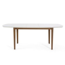 Mesa Extensível Oval 2,0M Aberta Tiê Cabecasa Madeiramadeira - 9