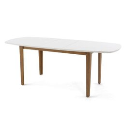 Mesa Extensível Oval 2,0M Aberta Tiê Cabecasa Madeiramadeira - 7