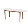 Mesa Extensível Oval 2,0M Aberta Tiê Cabecasa Madeiramadeira - 7