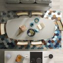 Ver imagem 2 de Mesa Extensível Oval 2,0m Aberta Tiê CabeCasa MadeiraOriginals Marrom