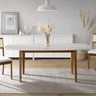 Mesa Extensível Oval 2,0M Aberta Tiê Cabecasa Madeiramadeira - 1