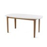 Mesa Extensível Oval 2,0M Aberta Tiê Cabecasa Madeiramadeira - 8