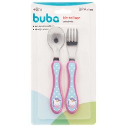 Kit Talher Animal Fun Unicórnio - Buba - 2
