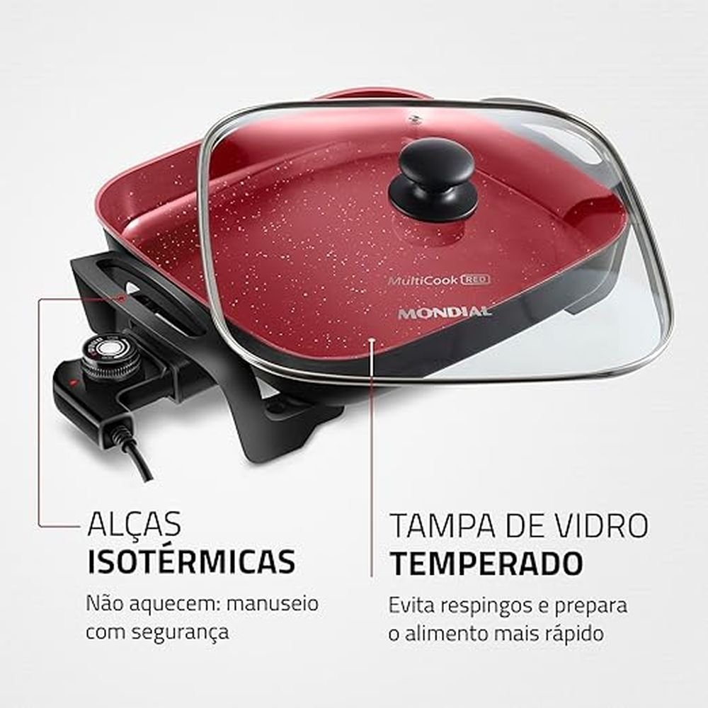 Panela Elétrica Multicook Premium Pe-49-rc 127v - Mondial - 4