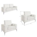 Ver imagem 1 de Conjunto de Sofá 2 lugares e 2 Poltronas Toio Casa de Pedra Estofados