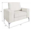 Ver imagem 5 de Conjunto de Sofá 2 lugares e 2 Poltronas Toio Casa de Pedra Estofados