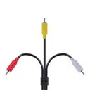 Ver imagem 5 de Cabo de Vídeo Composto 3 Rca Macho para 3 Rca Macho 28awg Puro Cobre 2 Metros - P3r-2