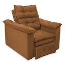 Ver imagem 1 de Poltrona do Papai Confortável Reclinável e Retrátil:terracota