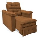 Ver imagem 4 de Poltrona do Papai Confortável Reclinável e Retrátil:terracota