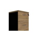 Ver imagem 3 de Armário Escritório Arquivo 4 Pastas 46,5 Macadamia Preto