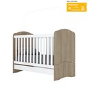 Ver imagem 4 de Quarto de Bebê com Guarda Roupa 3 Portas Cômoda e Berço Pimpolho Casa 812