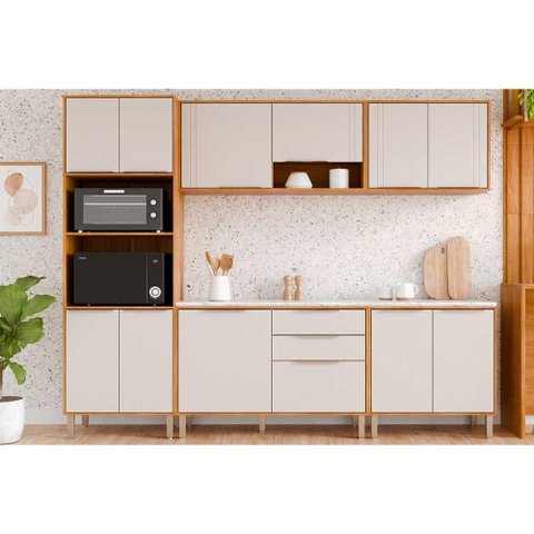 Kit Cozinha Mgm 5 Peças Áurea C5p184 Cinamomo/off