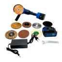 Ver imagem 4 de Lixadeira Esmerilhadeira Angular 48v 25 Peças 20000mah Exbom