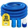 Mangueira Para Limpeza de Piscinas Flexível Flutuante 30 Metros com 02 Ponteiras e 01 Adaptador - 1