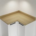 Ver imagem 3 de Tampo para Canto "l" 90cm Grazi 100% Mdf Grazi