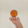 Vaso Decorativo Enfeite Esfera com Suporte Vidro 10x10 Âmbar - 4