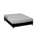 Ver imagem 1 de Conjunto Box Casal: Colchão Espuma Ortobom D23 Light Saúde + Base Crc Suede Black (138x188)
